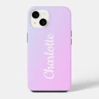 Personalized Modern Lilac Ombre