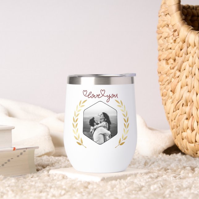 Personalized Modern  Love You Photo March 8th Gift (Living Room)