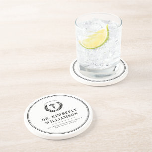 Personalized Modern Medical School Graduation Coaster