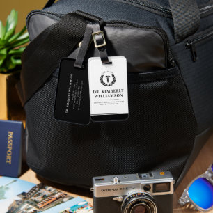Personalized Modern Medical School Graduation Luggage Tag