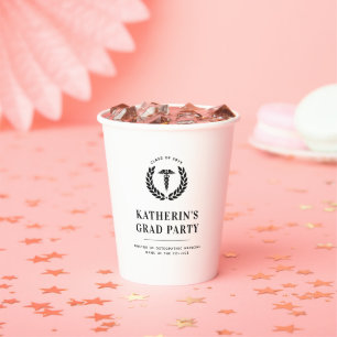 Personalized Modern Medical School Graduation Paper Cups