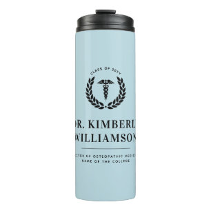 Personalized Modern Medical School Graduation Thermal Tumbler