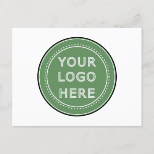 personalized Modern, Minimalist, & Elegant Announcement Postcard