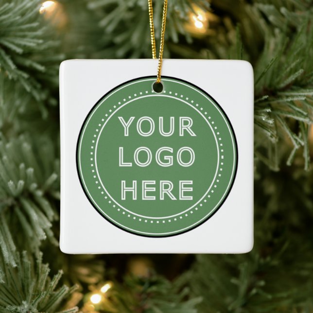 personalized Modern, Minimalist, & Elegant  Ceramic Ornament (Tree)