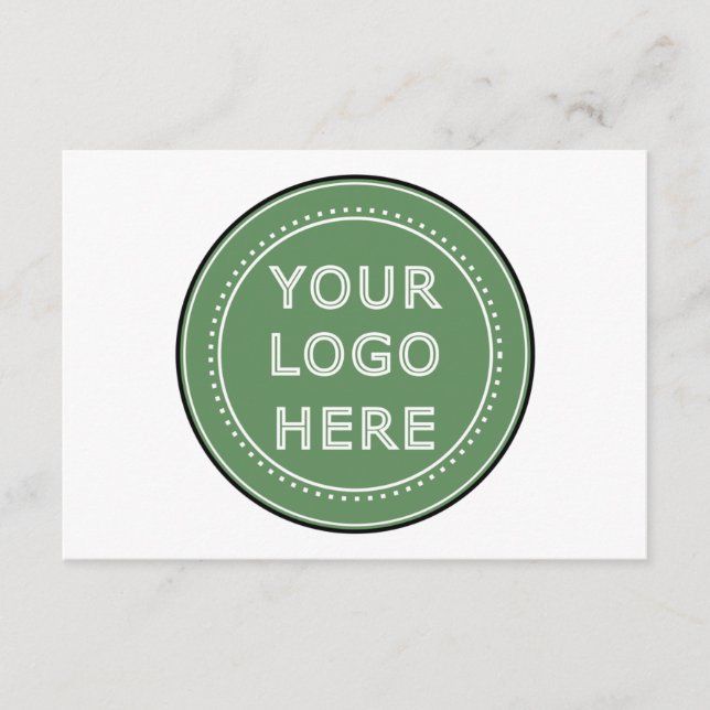 personalized Modern, Minimalist, & Elegant  Enclosure Card (Front)
