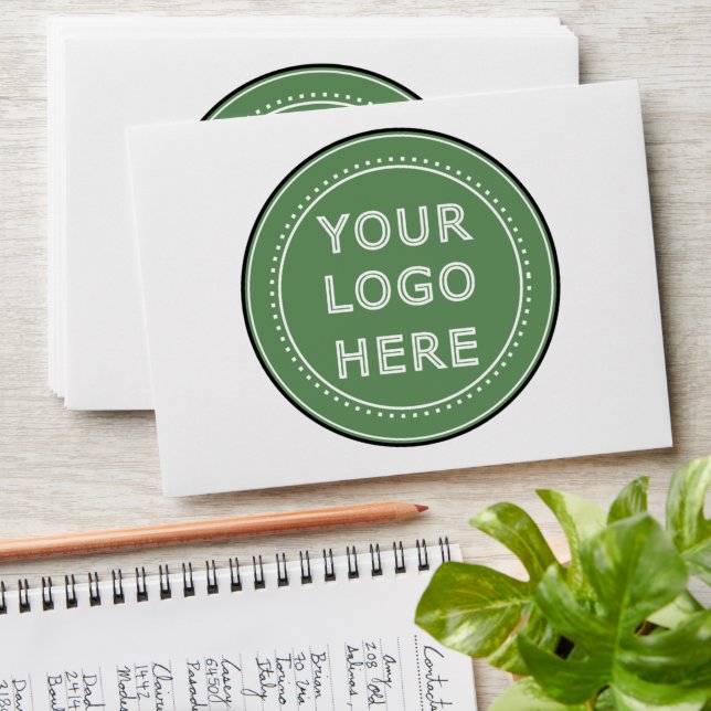 personalized Modern, Minimalist, & Elegant  Envelope (Stacked)