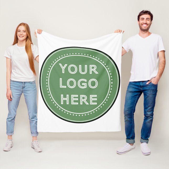 personalized Modern, Minimalist, & Elegant  Fleece Blanket (In Situ)