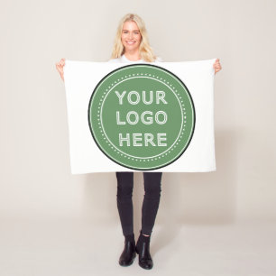 personalized Modern, Minimalist, & Elegant  Fleece Blanket