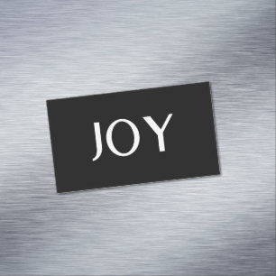 personalized Modern, Minimalist, & Elegant Magnetic Business Card