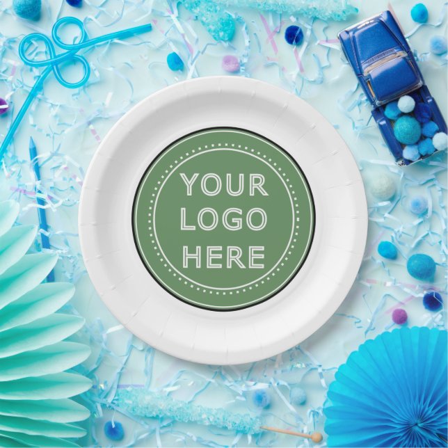 personalized Modern, Minimalist, & Elegant  Paper Plate (Party)