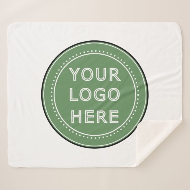 personalized Modern, Minimalist, & Elegant  Sherpa Blanket (Front (Horizontal))