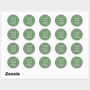 personalized Modern, Minimalist, & Elegant  Square Sticker