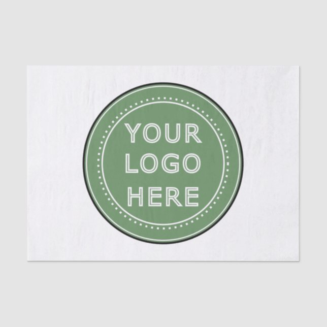 personalized Modern, Minimalist, & Elegant  Tissue Paper (Front)