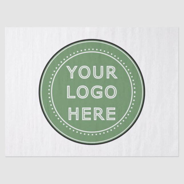 personalized Modern, Minimalist, & Elegant  Tissue Paper (Front)