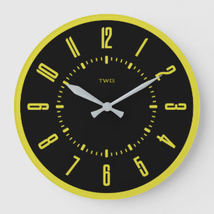 Personalized Modern Minimalist Large Clock