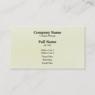 Personalized Modern Minimalist Simple Custom Business Card