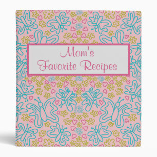 Personalized Modern Mom's Favourite Recipes Binder