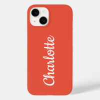 Personalized Modern Orange