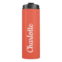 Personalized Modern Orange