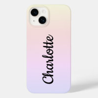 Personalized Modern Pastel Ombre