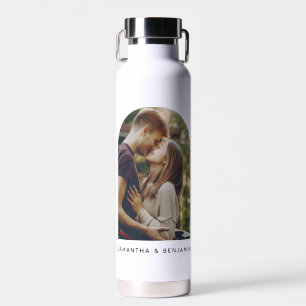 Personalized Modern Photo Keepsake Water Bottle