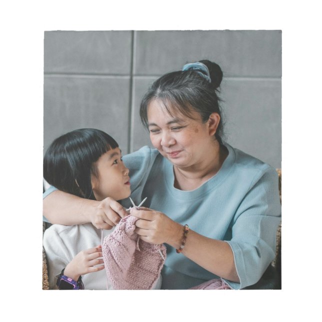 Personalized Modern Photo Notepad (Front)