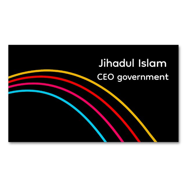 Personalized Modern Professional Business Card  (Front)