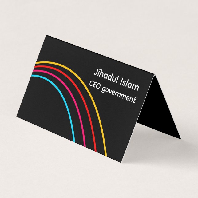 Personalized Modern Professional Business Card  (Front)