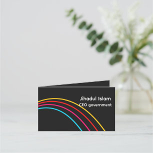 Personalized Modern Professional Business Card 