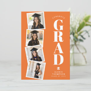 Personalized Modern School College Graduation Card