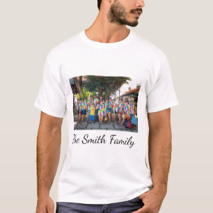 Personalized Modern Simple Reunion Photo  T-Shirt