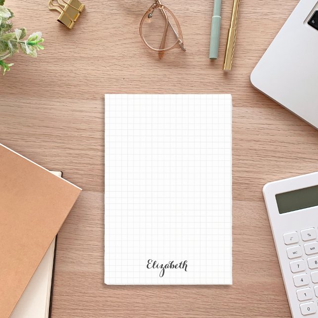 Personalized Modern Squares Home Office Business Post-it Notes (Personalized Modern Squares Home Office Business Post-it Notes)