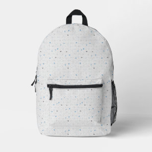Personalized Modern Terrazzo School Backpack