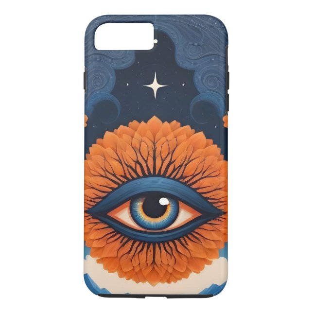 Personalized Modern Third eye Case-Mate iPhone Case (Back)