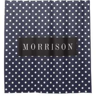 Personalized - Modern White Polka Dots
