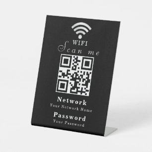 Personalized Modern WiFi Sign
