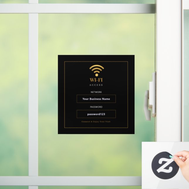 Personalized Modern WiFi Sign (Home)