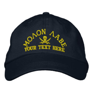 Personalized Molon Labe Embroidered Hat