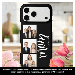 Personalized Mom 3 Photo Year Established Modern