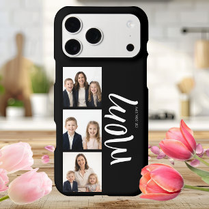 Personalized Mom 3 Photo Year Established Modern