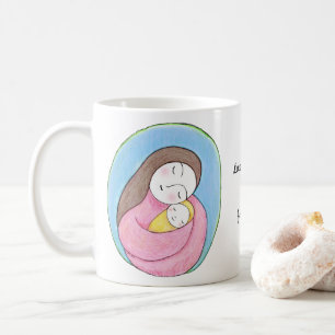 Personalized Mom and Baby Mothers Day gift  Coffee Mug
