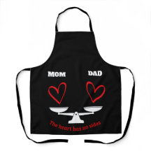 Personalized Mom and Dad Equality Heart Balance Bl