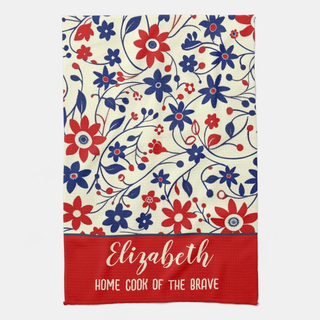 Personalized Mom Cook Kitchen Set Towel (Vertical)