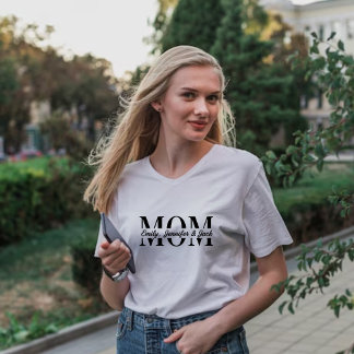 Personalized mom Edition mom Defined Love t-shirt  Tri-Blend Shirt