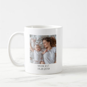 Personalized Mom Established Coffee Mug
