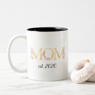 Personalized Mom Floral Mug