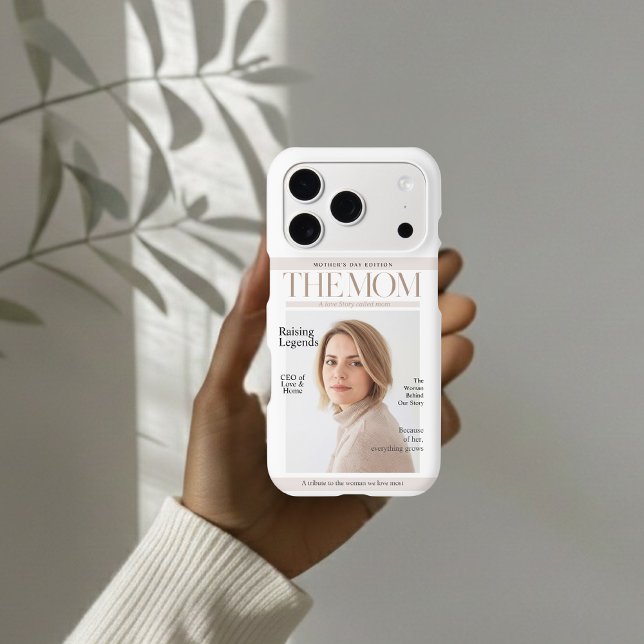 Personalized Mom Magazine Custom Photo (Créateur téléchargé)
