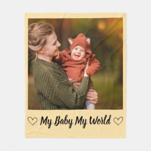 Personalized Mom Photo Gifts Birthday Christmas Fleece Blanket