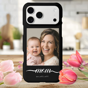 Personalized Mom Photo Year Established Modern