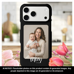 Personalized Mom Photo Year Established Modern